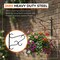 Scroll-Design Metal Wall Bracket for Hanging Accessories and Flowerpots for Indoor & Outdoor Use